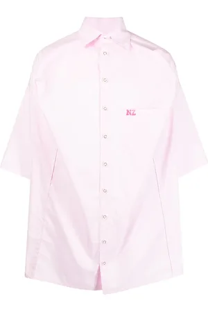 Natasha Zinko Logo-embroidered boxy shirt
