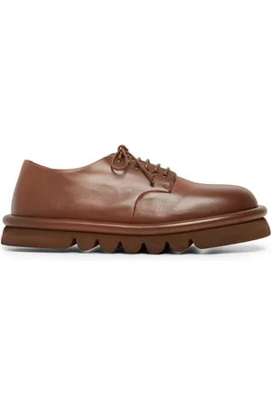 MARSÈLL Chunky sole leather derby shoes