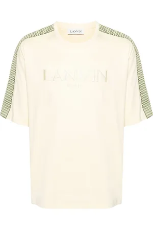 Lanvin Logo-embroidered cotton T-shirt