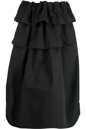 GOEN.J Ruffled midi skirt