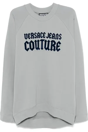 VERSACE Flocked-logo sweatshirt