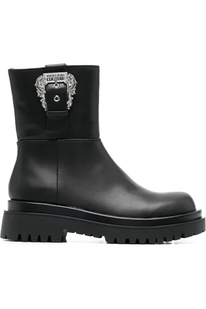 VERSACE Buckled ankle boots