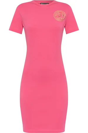 VERSACE Logo-print dress