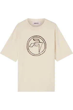 AMBUSH Emblem-print organic-cotton T-shirt