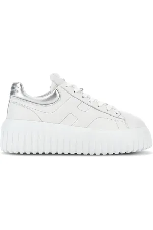 Hogan H-Stripes lace-up leather sneakers