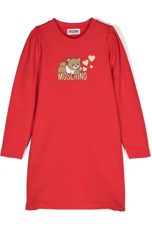 Moschino Teddy Bear-print A-line dress