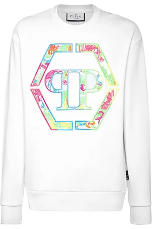 Philipp Plein Logo-embroidered drop-shoulder sweatshirt
