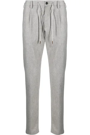 ELEVENTY M??lange-effect tapered trousers
