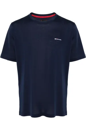 Kiton Logo-embroidered cotton T-shirt