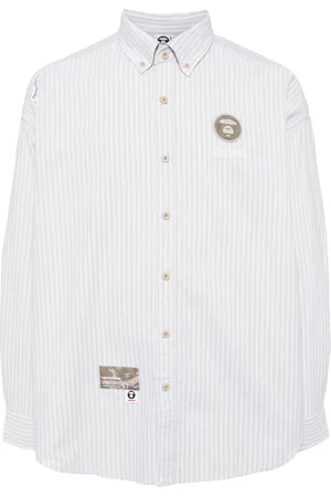 A Bathing Ape Striped cotton shirt
