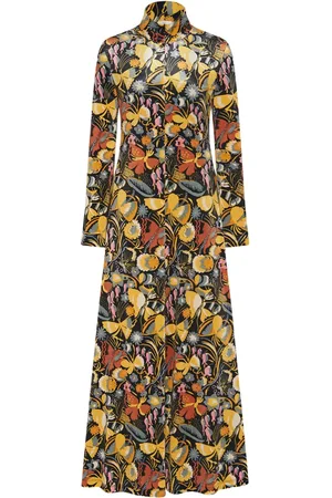 ROSETTA GETTY Mock-neck velvet dress