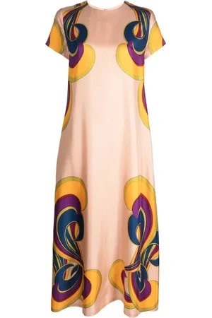 La DoubleJ Swing graphic-print dress