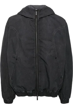 Izzue Panelled hooded jacket