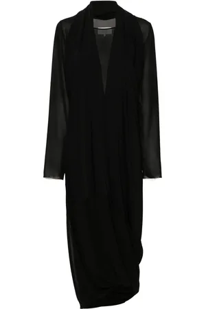Maison Margiela Layered sheer maxi dress