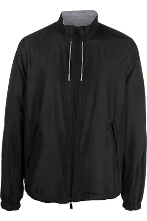 Ermenegildo Zegna Logo-print reversible jacket