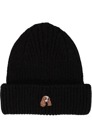 PELO FOUNDATION Dog-appliqu?? beanie