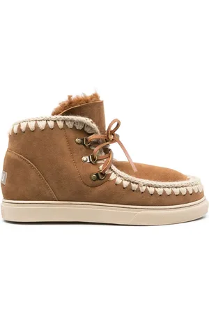 Mou Sheepskin ankle boots