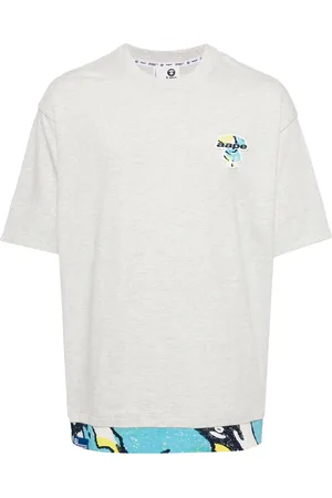 A Bathing Ape Graphic-print logo-embroidered T-shirt