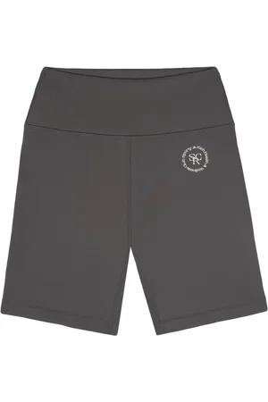 Sporty & Rich Logo-print biker shorts