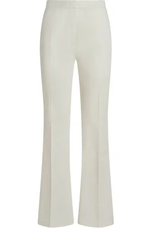 Etro Flared stretch-cotton trousers