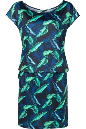 Lygia & Nanny Shiva leaf-print minidress