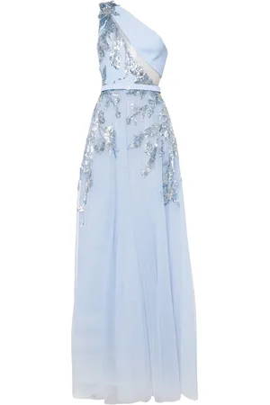 Saiid Kobeisy One-shoulder beaded gown
