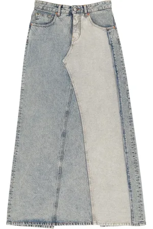 Maison Margiela Slit denim maxi-skirt