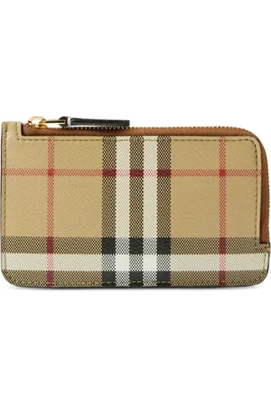 Burberry Checked leather wallet