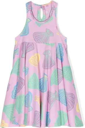 Stella McCartney Shell-print jersey dress