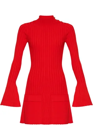 Stella McCartney Ribbed-knit mini dress