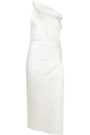 Michelle Mason Asymmetric gathered dress