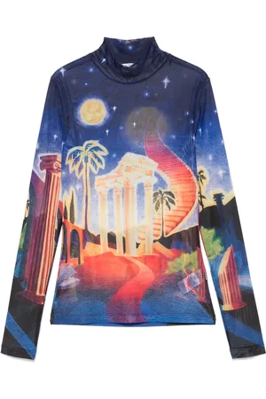 Casablanca Printed mesh T-shirt