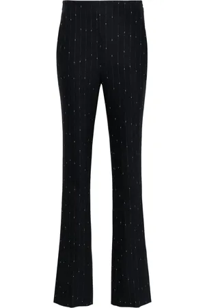 GENNY Pinstriped tailored trousers