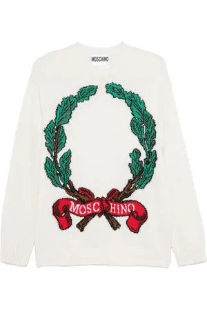 Moschino Logo-jacquard sweater