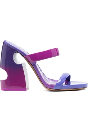 OFF-WHITE Shade Meteor 120mm leather sandals