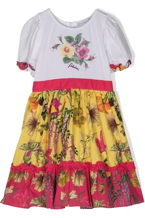 PATACHOU Floral-print tiered dress