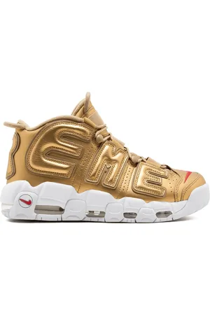 Supreme X Air More Uptempo "Suptempo Gold" sneakers
