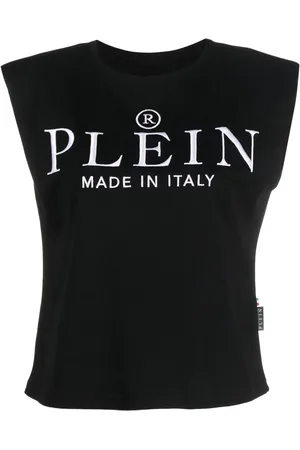 Philipp Plein Logo-print cotton tank top
