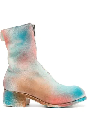 GUIDI Spray-paint effect boots
