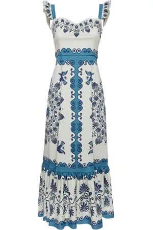 La DoubleJ Gingerbread cotton midi dress