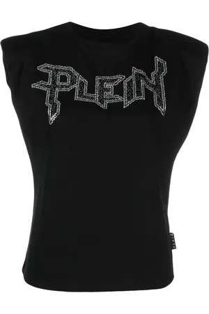 Philipp Plein Logo-embellished cotton tank top