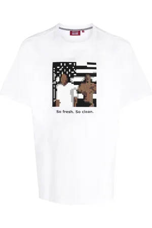 MOSTLY HEARD RARELY SEEN Graphic-print short-sleeve T-shirt