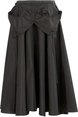 Maison Margiela Layered flared midi skirt