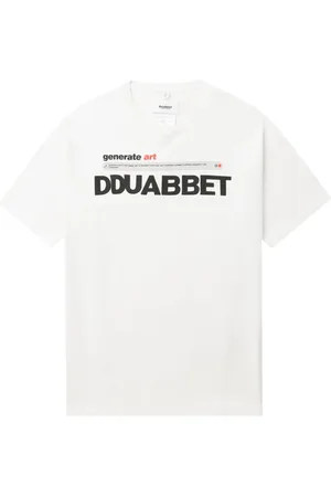 DOUBLET Text-print cotton T-shirt