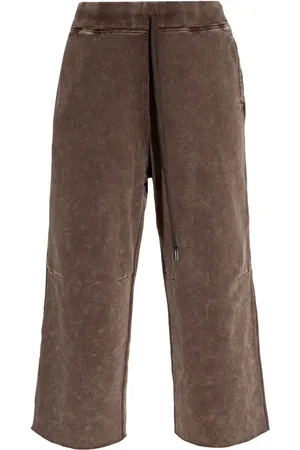 R13 Cotton flared trousers
