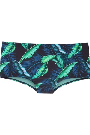 Lygia & Nanny Copacabana leaf-print swimming trunks