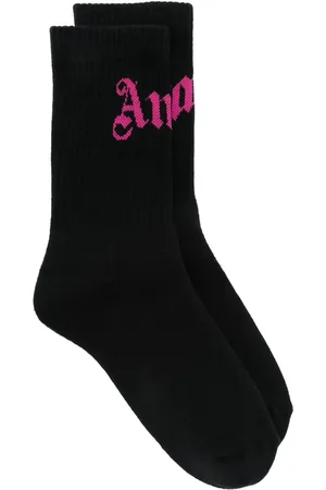 Palm Angels Intarsia-logo socks