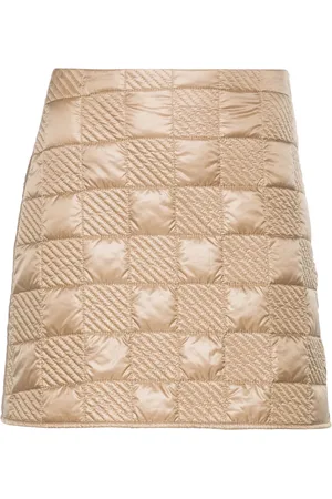 Moncler Logo-patch quilted miniskirt