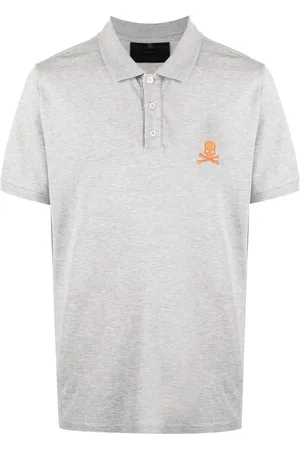 Philipp Plein Skull-print short-sleeved polo shirt