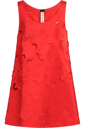 Marni Textured-finish mini dress